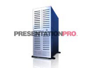 Download server 02b blue PowerPoint Graphic and other software plugins for Microsoft PowerPoint